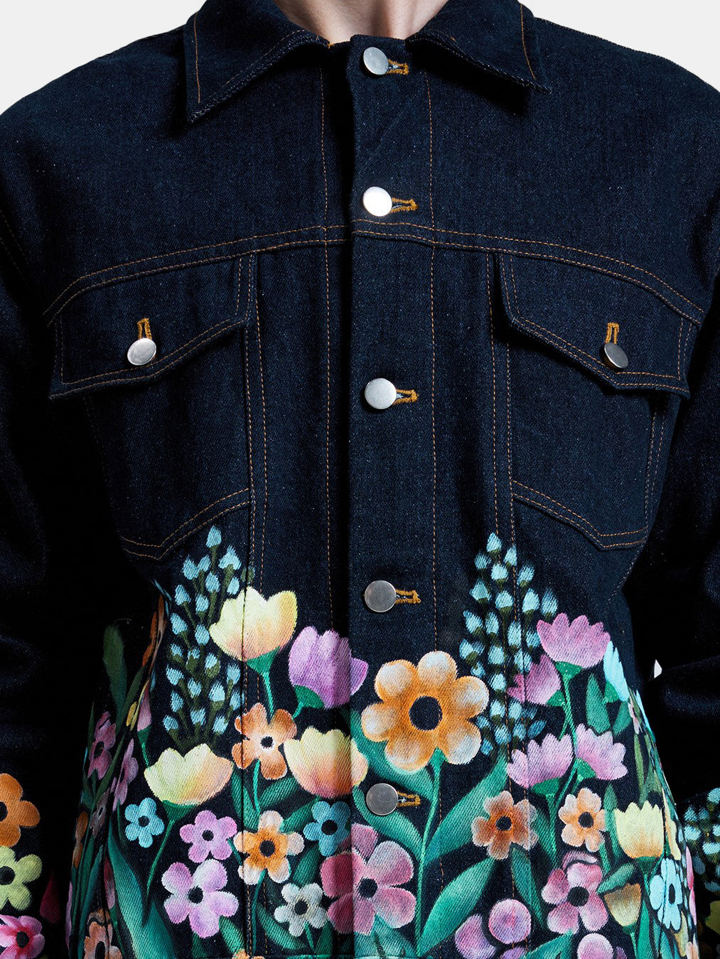 FLORAL TRUCKER JACKET