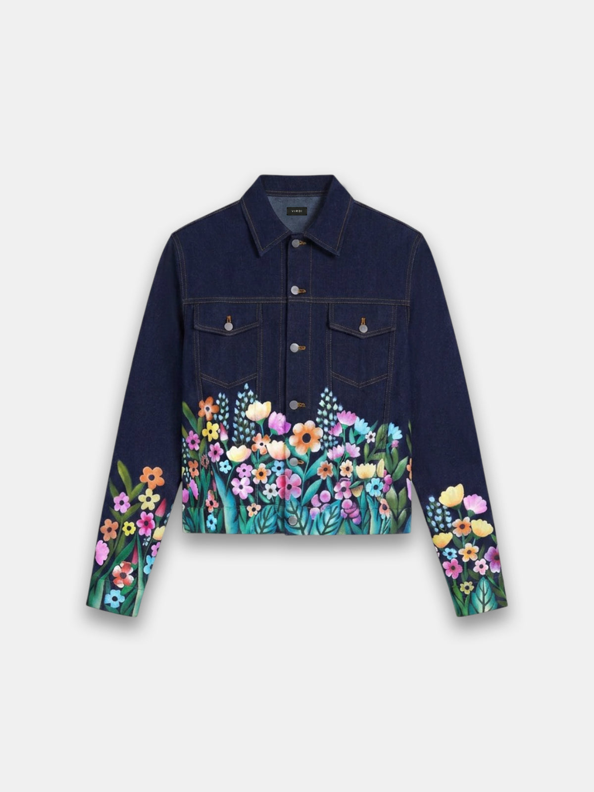 FLORAL TRUCKER JACKET