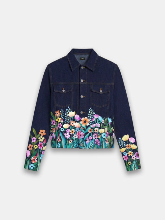 FLORAL TRUCKER JACKET