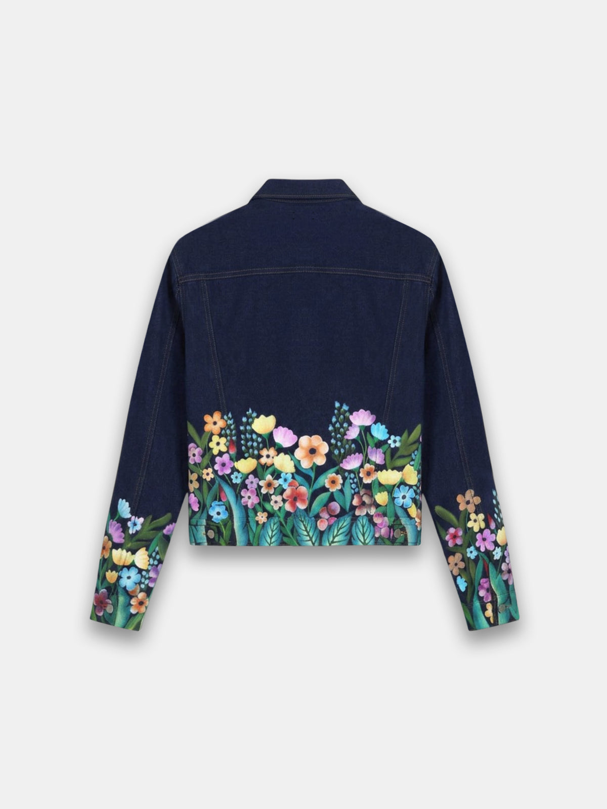 FLORAL TRUCKER JACKET