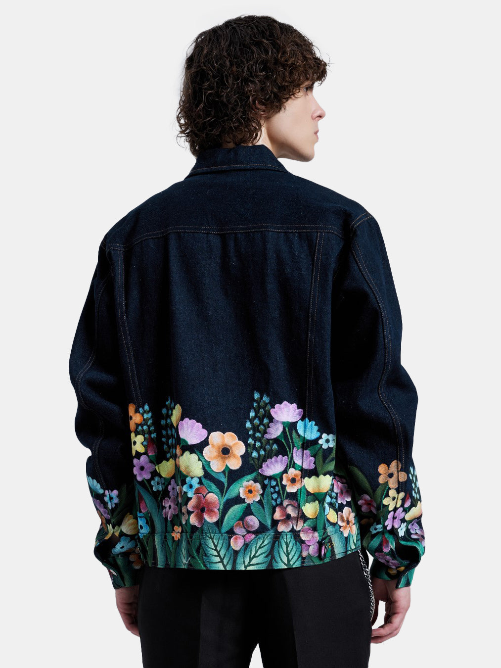 FLORAL TRUCKER JACKET