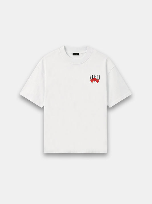 TRIPLE HEARTS TEE