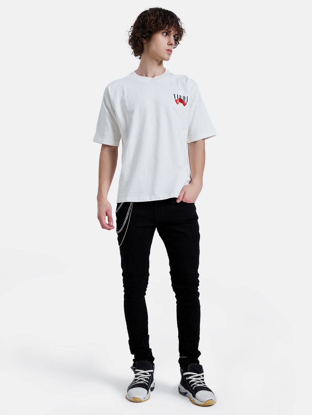 TRIPLE HEARTS TEE