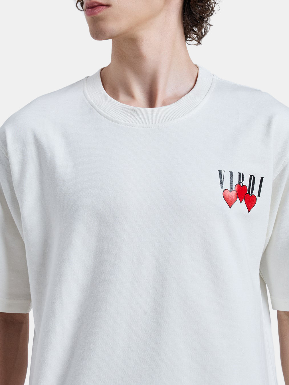 TRIPLE HEARTS TEE