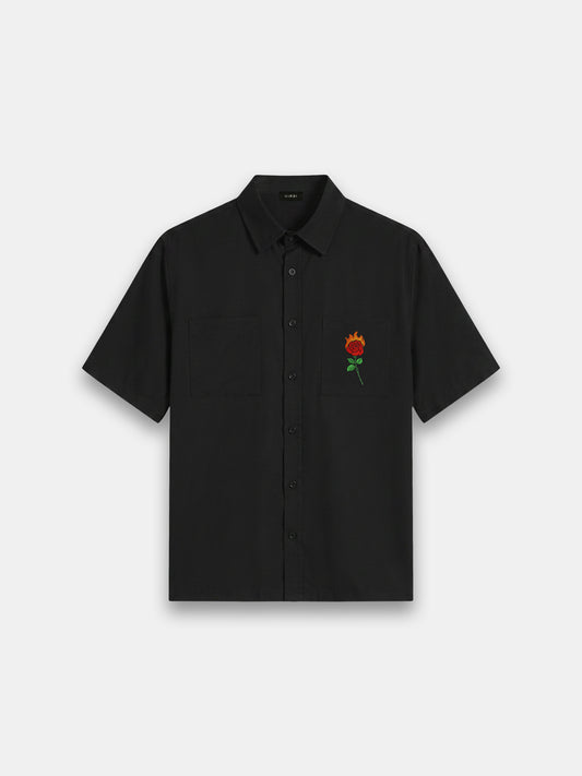 BURNING ROSE SHIRT