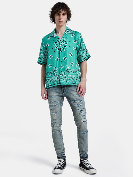 BANDANA BOWLING SHIRT