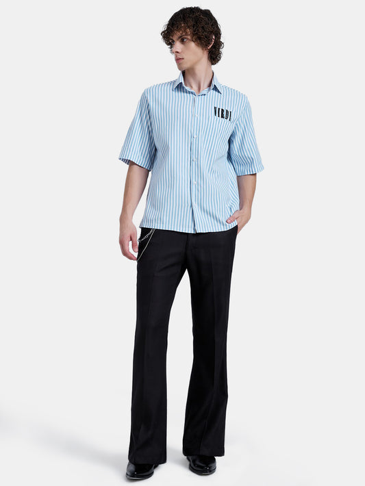 BEADS PAISLEY STRIPE SHIRT