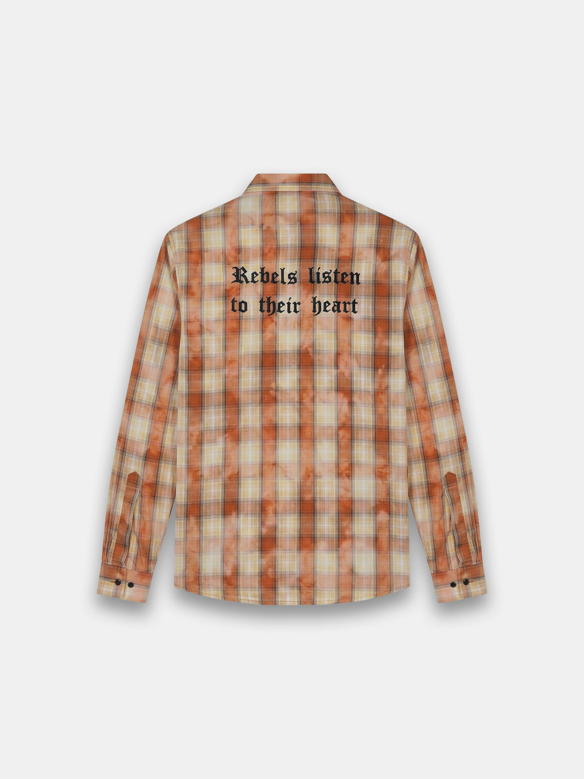 REBEL SLOGAN BLEACHED SHIRT
